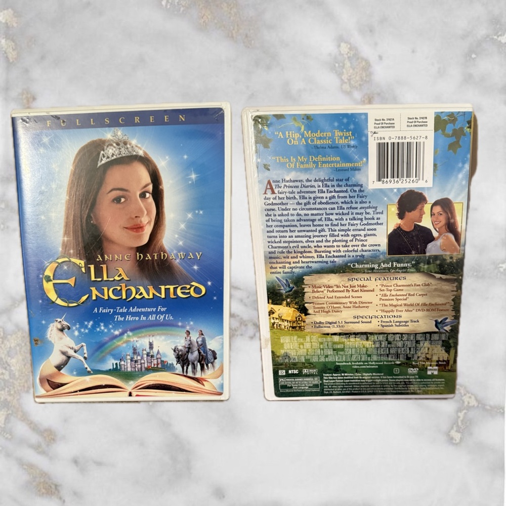 Ella Enchanted DVD
